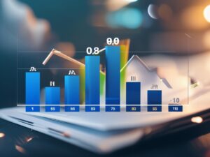“Gráfico de barras mostrando crescimento de investimento”