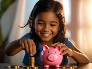 Começar cedo na educação financeira para filhos.