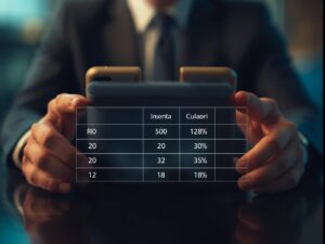 Tabela com simulação prática do poder dos juros compostos em 30 anos.
