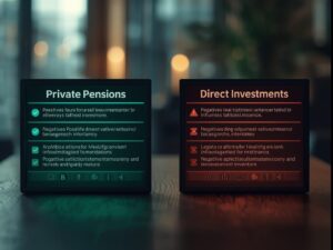 "Previdência privada vs. investimentos diretos em 2025 comparativo."