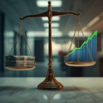 Equilibrar sua carteira de ações entre dividendos e crescimento.
