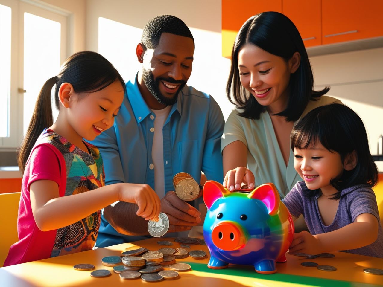 Como ensinar educação financeira para os filhos desde cedo.